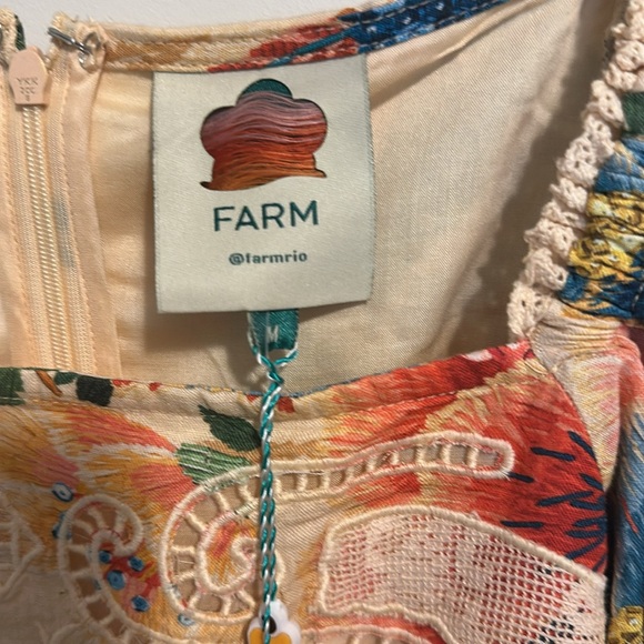 FARM RIO Delicate Garden Lace Sand Romper (NWT) Size M - Picture 9 of 15